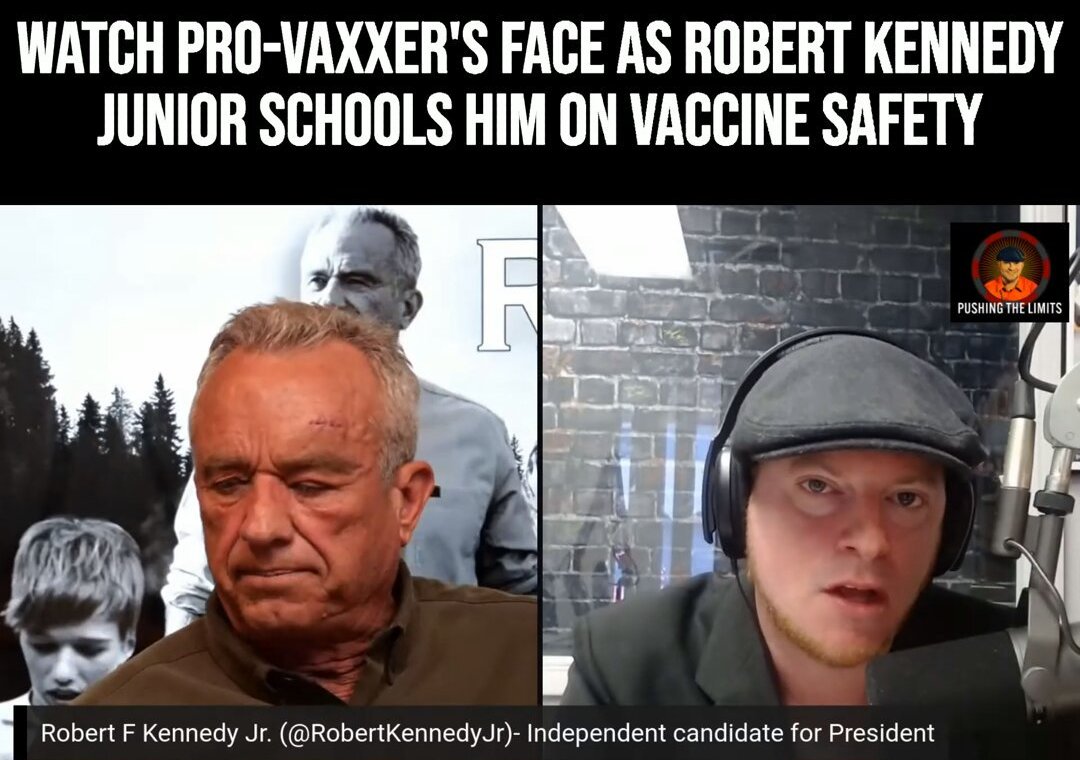Watch Pro-Vaxxer’s Face as Robert Kennedy Jr. Schools Him on Vaccine Safety