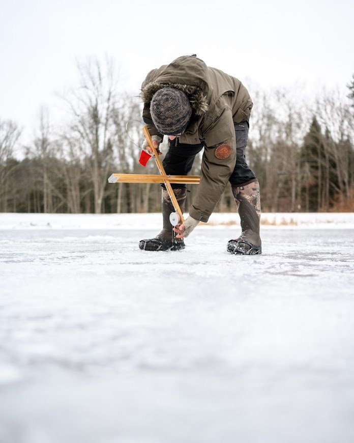 Ice fishing gambling game in United Kigdom